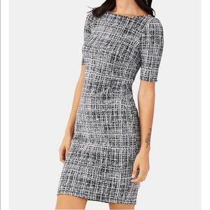 Maternity dress from A Pea in the Pod. Only worn once. Black with white.